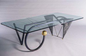 Sculptural table_Virginia Hoffman Studio